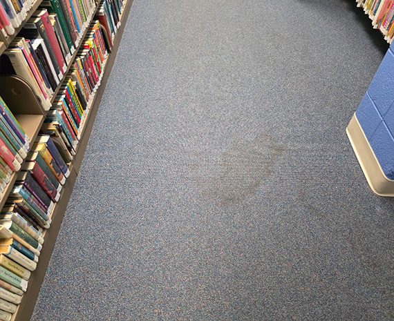 drink spill in Haddon Heights children's library