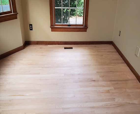 Shamong nook wood floor sanded