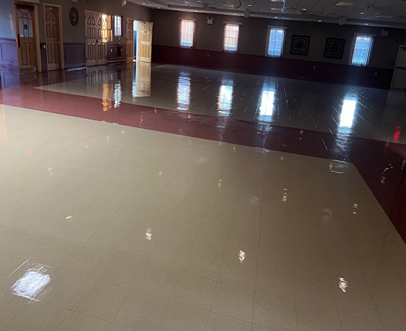 Leisuretown in Southampton's VCT floor dullness gone