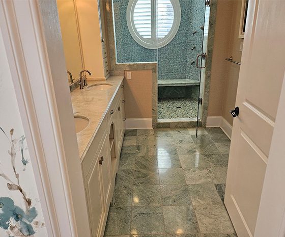 marble polished grout color sealed stone harbor