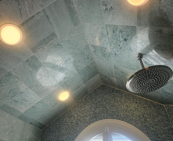 marble cathedral ceiling tile stone harbor