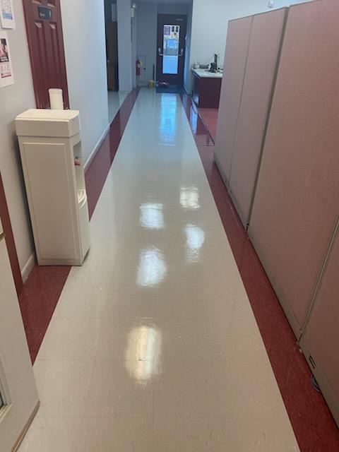 VCT hall re-waxed