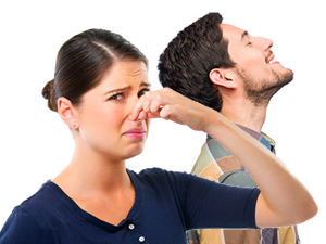 odor problems between spouses