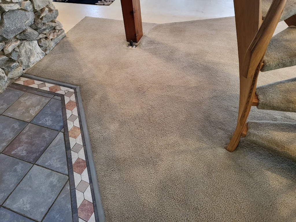 ph balancing reverses brown out on carpet