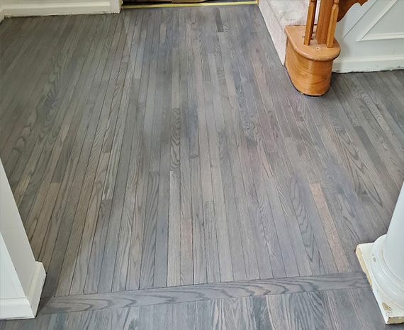 Dark Gray wood stain color