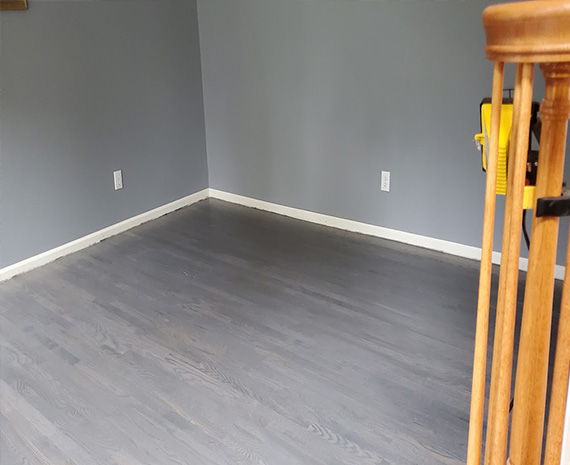 dark living room stained wood too dark