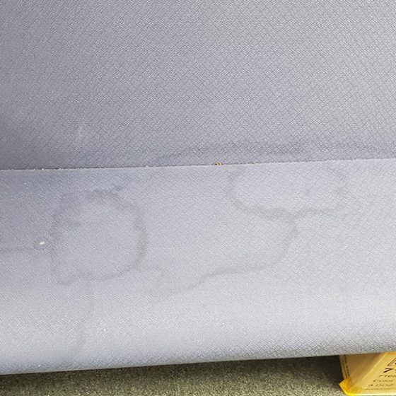 Spills on Upholstery