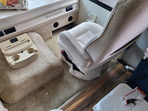 Steam cleaning RV upholstery & carpet