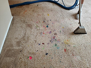 permanent paint stains on carpet