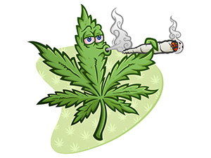 image of smokin' weed