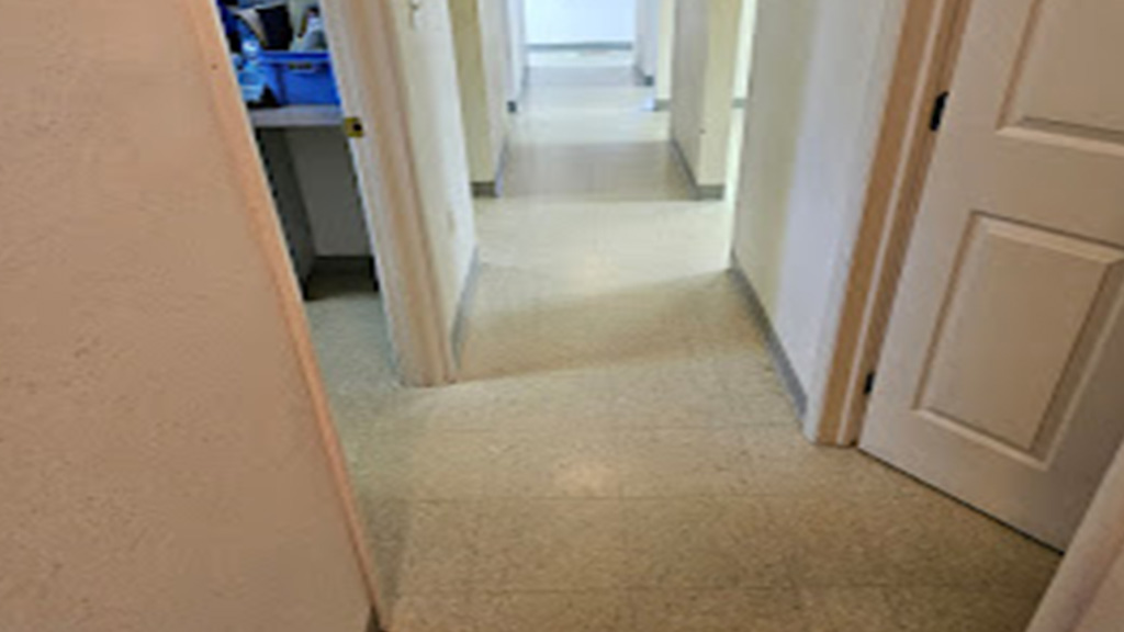 westampton vct tile before refinishing