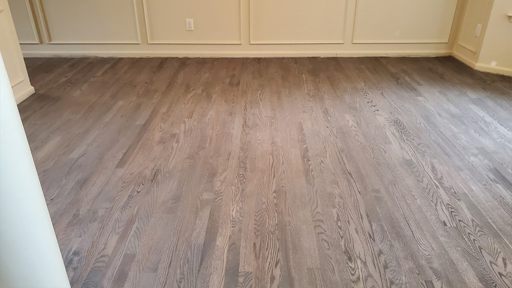 lumberton hardwood side view stained