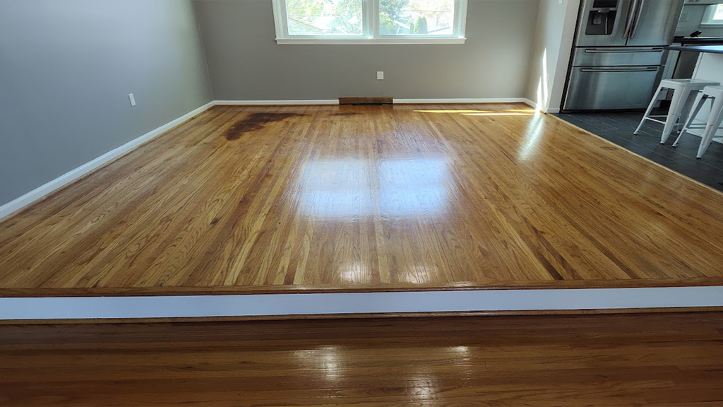 dark pet urine spots on cherry hill red oak floors