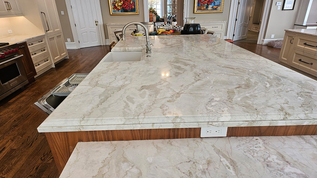 New Hope island and counter marble tops repolished