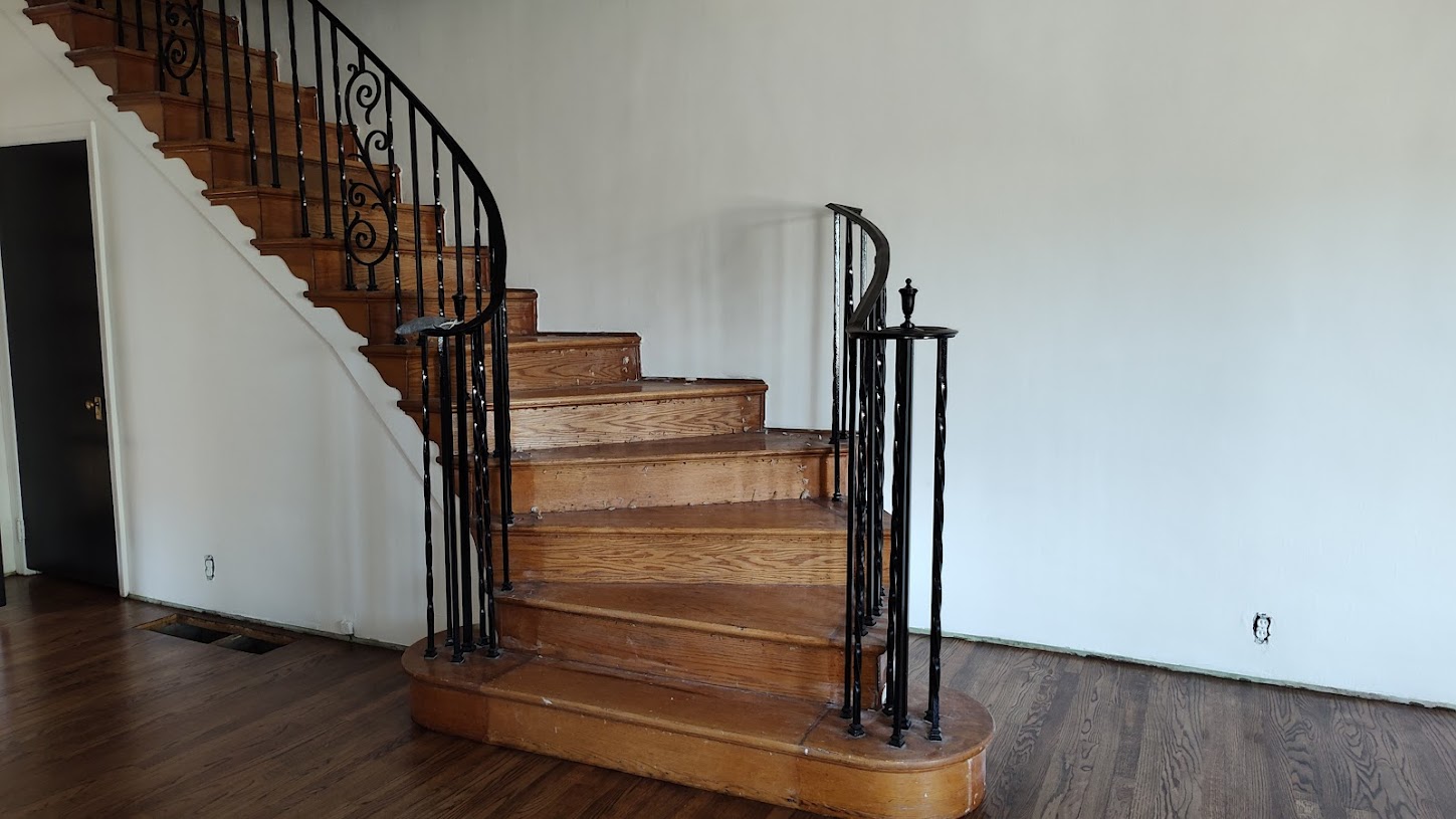 riverside stair area wood refinished