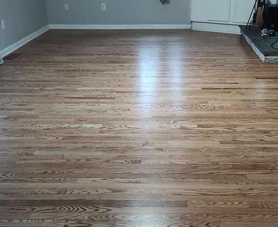 Sanded mark (damage) removed for Oak Floor