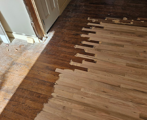 Moorestown wood sanding begins