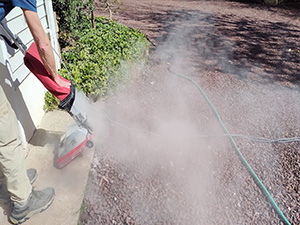 pet hair & baking soda clogged in vacuum
