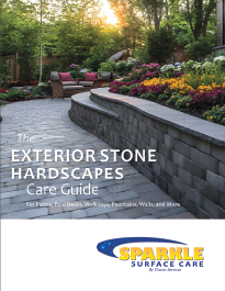 Sparkle Surface Care Exterior Stone Hardscapes Care Guide