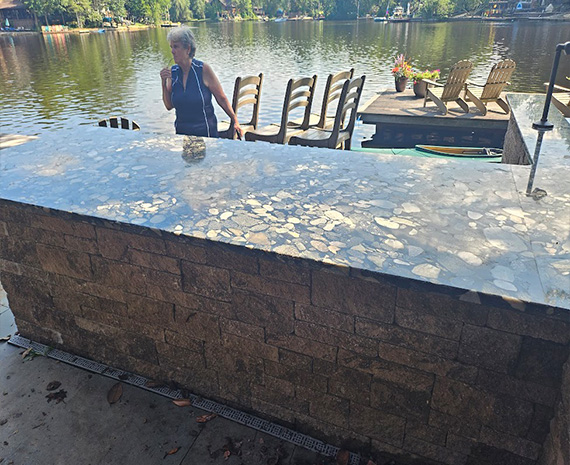 lakeside black marinace granite