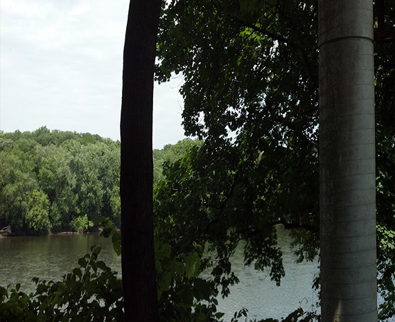 New Hope view from Master Suite Soaking Tub