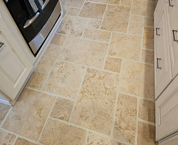 travertine after
