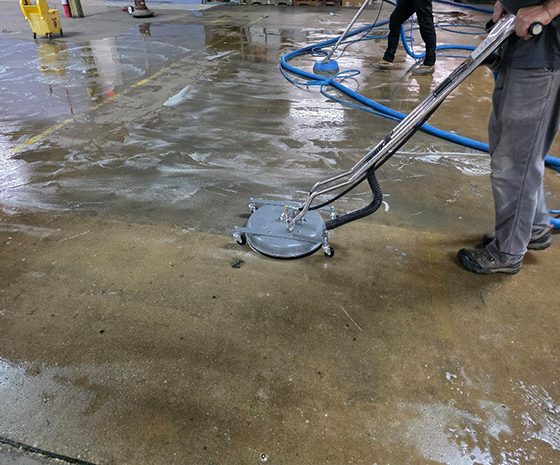 Steaming Warehouse Concrete Floor 570 x 465