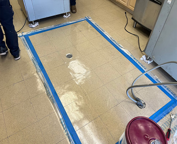 VCT partial strip to match