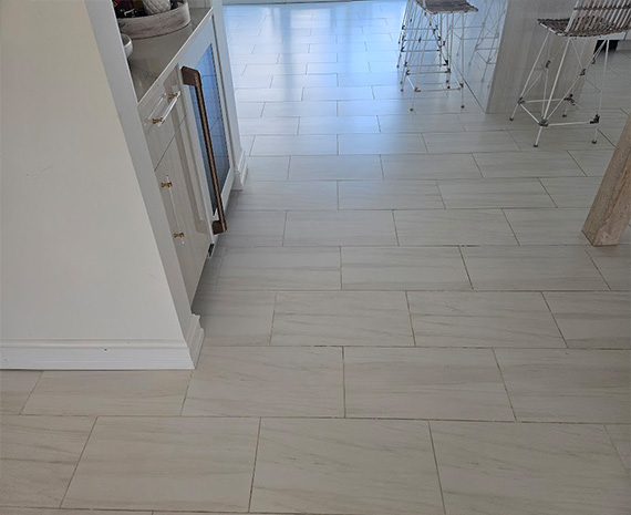 tile before